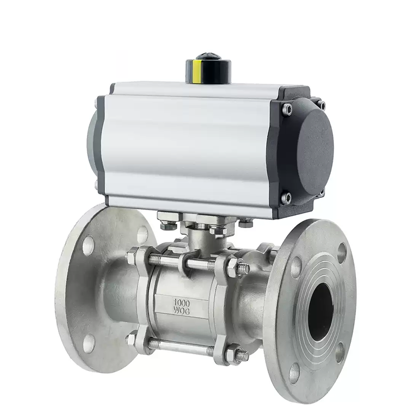 Pneumatic 3-piece Ball Valve